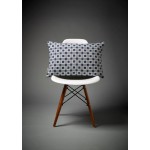 Oblong Alex cushion in Sea Holly Blue Scandinavian Style