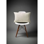 Oblong Alex cushion in Dove Grey Merino Wool