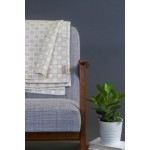 Alex throw in Dove Grey
