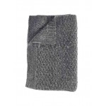 Knitted Dark Grey Lambswool Throw Knitted Dark Grey Lambswool Throw Danish Blanket
