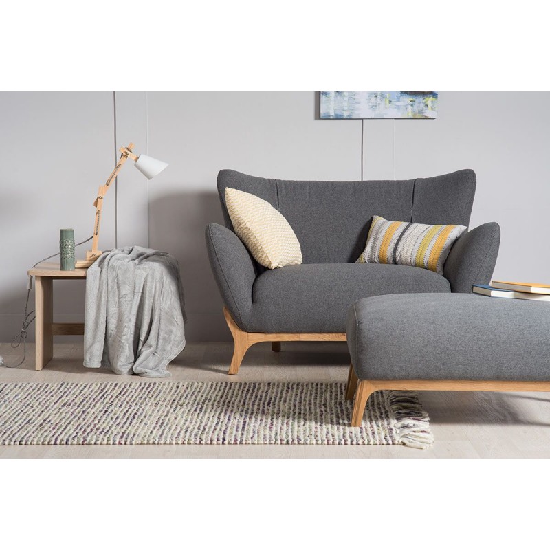 Scandinavian Style furniture | Wesley Armchair Dark Grey
