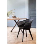 Avril Black Wood Nordic Style